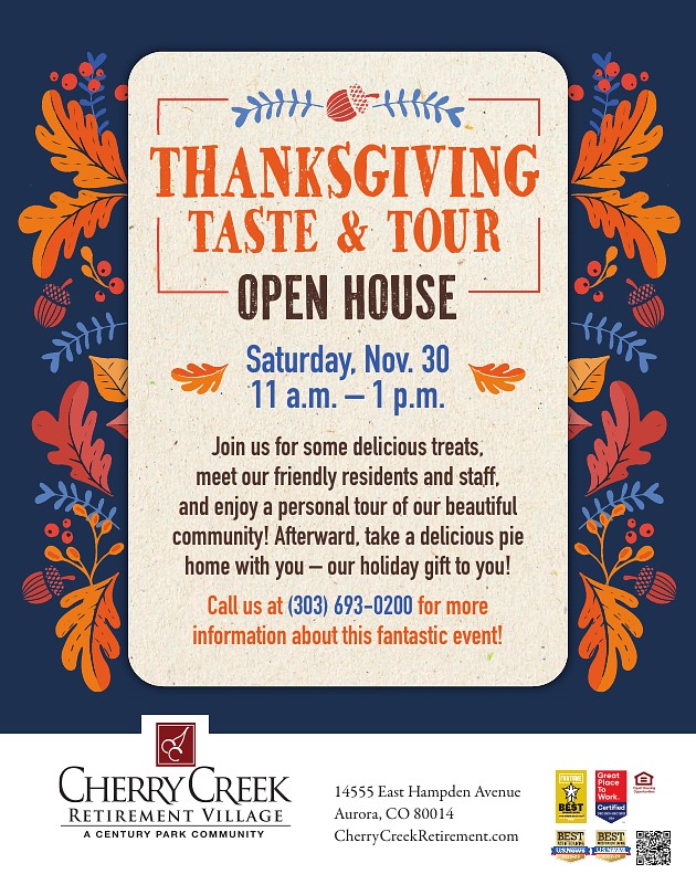 Thanksgiving Taste and Tour